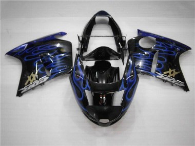 Blau Flamme CBR 1100 XX 1996-2007 Verkleidungen