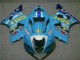 Blau GSXR 1000 K3 2003-2004 Verkleidungen Blau GSXR 1000 K3 2003-2004 Verkleidungen
