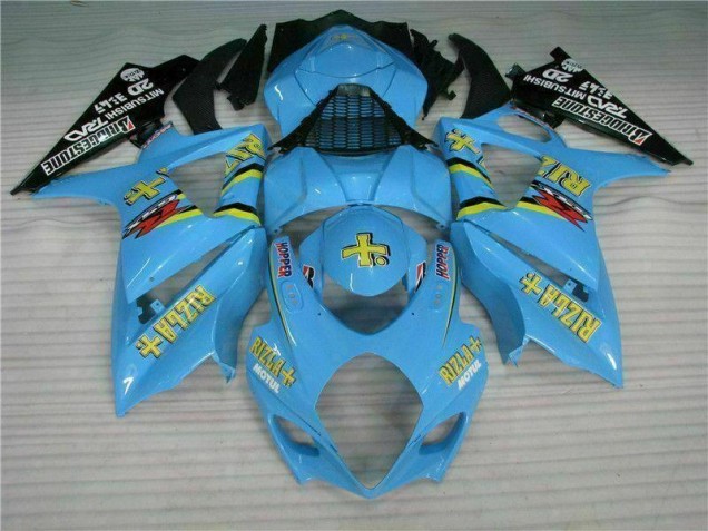 Blau GSXR 1000 K7 2007-2008 Verkleidung Blau GSXR 1000 K7 2007-2008 Verkleidung