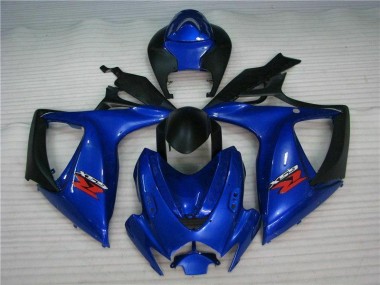 Blau GSXR 600 / 750 K6 2006-2007 Motorrad Vollverkleidung