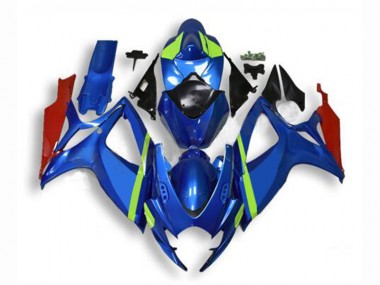 Blau GSXR 600 / 750 K6 2006-2007 Vollverkleidung