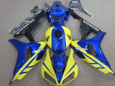 Blau Gelb CBR 1000 RR 2006-2007 Verkleidung