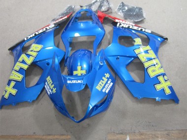 Blau Gelb Rizla GSXR 1000 K3 2003-2004 Verkleidungen