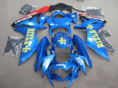 Blau Gelb Rizla GSXR 750 K11 2011-2024 Verkleidungen