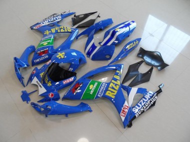 Blau Gelb Rizla GSXR 750 K6 2006-2007 Verkleidungen