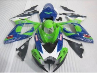 Blau Grün GSXR 600 / 750 K6 2006-2007 Verkleidungen