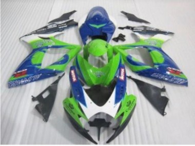 Blau Grün GSXR 600 / 750 K6 2006-2007 Verkleidungen