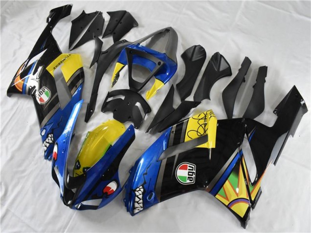 Blau Hai ZX6R 2007-2008 Verkleidungen Blau Hai ZX6R 2007-2008 Verkleidungen