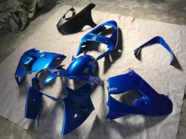 Blau Matt Schwarz ZX9R 2002-2003 Verkleidungen