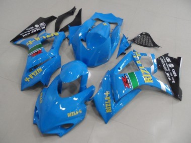 Blau Rizla Rennen GSXR 1000 K7 2007-2008 Verkleidungen