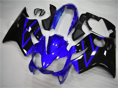Blau Schwarz CBR 600 F4i 2004-2007 Verkleidungen