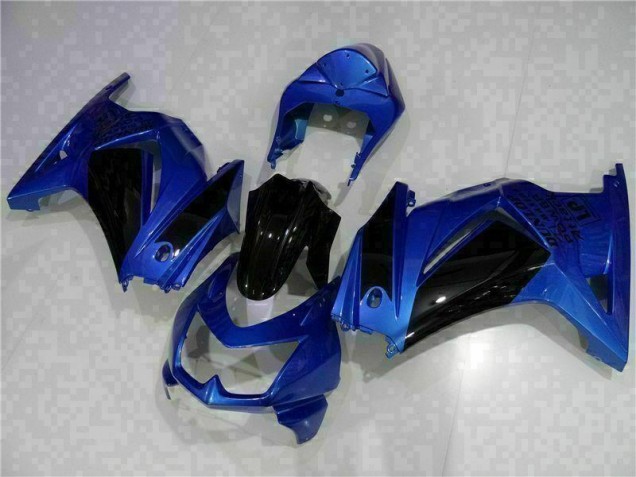 Blau Schwarz EX250 2008-2012 Verkleidungen Blau Schwarz EX250 2008-2012 Verkleidungen