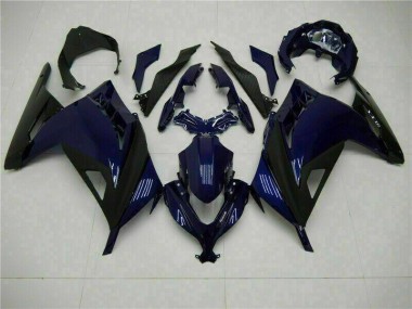 Blau Schwarz EX300 2013-2016 Verkleidungen