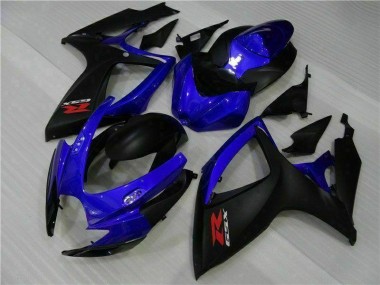 Blau Schwarz GSXR 600 / 750 K6 2006-2007 Verkleidungen