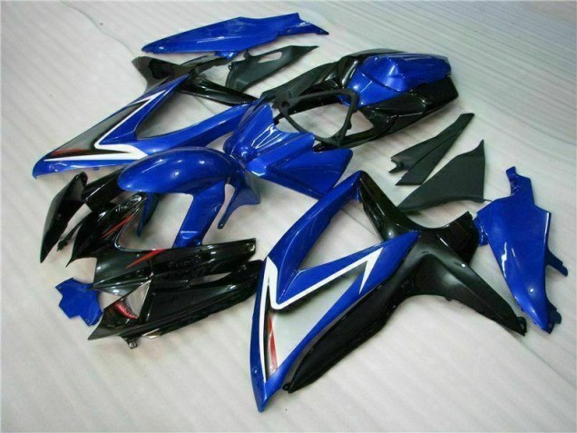 Blau Schwarz GSXR 600 / 750 K8 2008-2010 Verkleidung Blau Schwarz GSXR 600 / 750 K8 2008-2010 Verkleidung