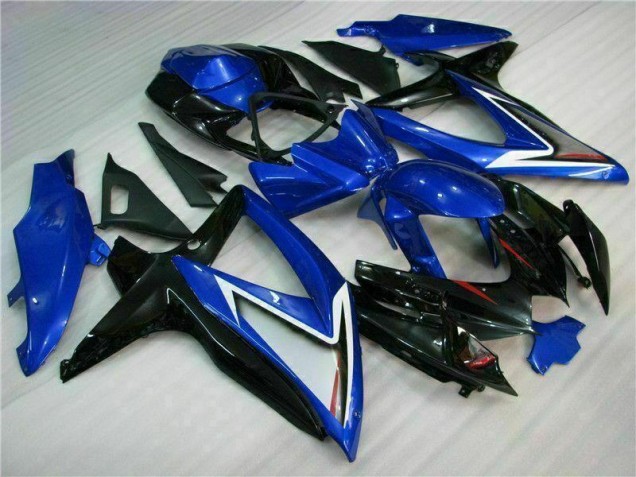 Blau Schwarz GSXR 600 / 750 K8 2008-2010 Verkleidung Blau Schwarz GSXR 600 / 750 K8 2008-2010 Verkleidung