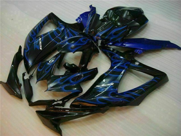 Blau Schwarz GSXR 600 / 750 K8 2008-2010 Verkleidungen Blau Schwarz GSXR 600 / 750 K8 2008-2010 Verkleidungen