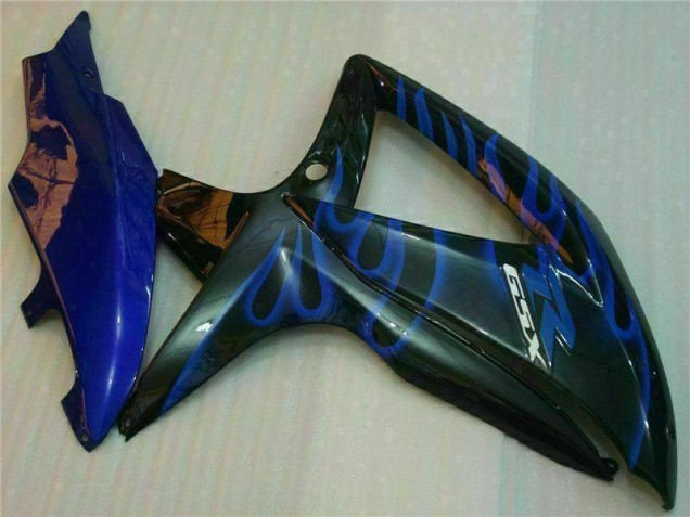 Blau Schwarz GSXR 600 / 750 K8 2008-2010 Verkleidungen Blau Schwarz GSXR 600 / 750 K8 2008-2010 Verkleidungen