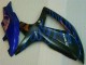 Blau Schwarz GSXR 600 / 750 K8 2008-2010 Verkleidungen Blau Schwarz GSXR 600 / 750 K8 2008-2010 Verkleidungen