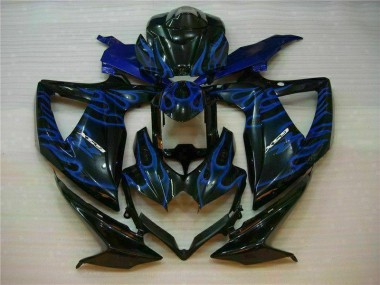 Blau Schwarz GSXR 600 / 750 K8 2008-2010 Verkleidungen