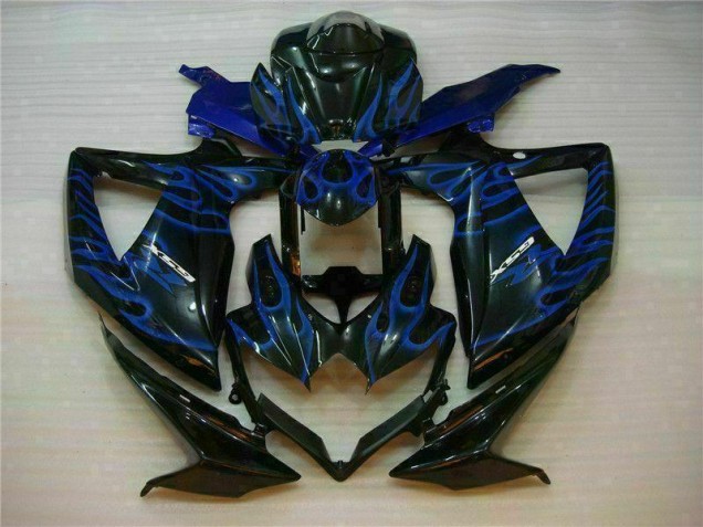 Blau Schwarz GSXR 600 / 750 K8 2008-2010 Verkleidungen Blau Schwarz GSXR 600 / 750 K8 2008-2010 Verkleidungen