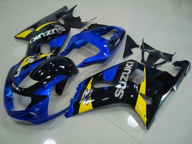 Blau Schwarz GSXR 750 K1 K2 K3 2001-2003 Verkleidungen