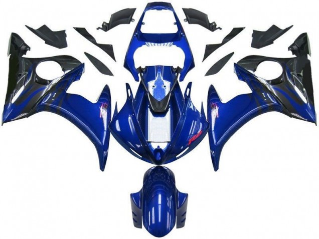 Blau Schwarz R6 2003-2005 Verkleidung Blau Schwarz R6 2003-2005 Verkleidung