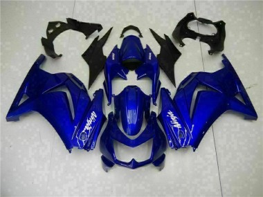 Blau Schwarz Weiß Ninja EX250 2008-2012 Verkleidung