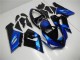Blau Schwarz ZX6R 2005-2006 Verkleidungen Blau Schwarz ZX6R 2005-2006 Verkleidungen