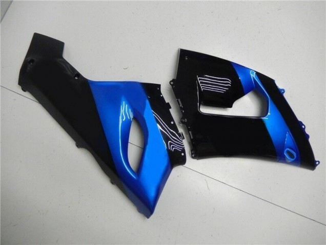 Blau Schwarz ZX6R 2005-2006 Verkleidungen Blau Schwarz ZX6R 2005-2006 Verkleidungen