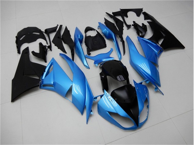 Blau Schwarz ZX6R 2009-2012 Verkleidung