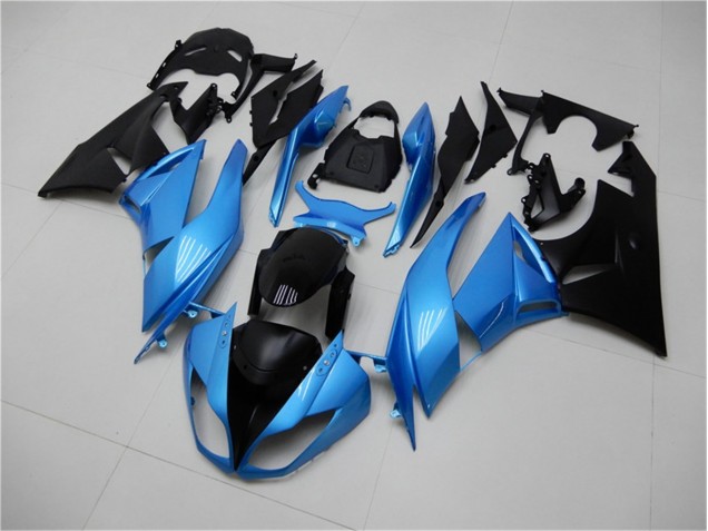 Blau Schwarz ZX6R 2009-2012 Verkleidung