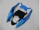 Blau Schwarz ZX6R 2009-2012 Verkleidung