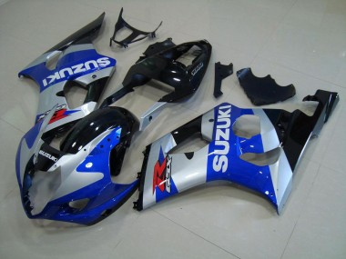 Blau Silber GSXR 1000 K3 2003-2004 Verkleidungen