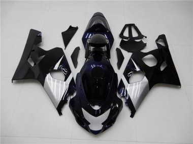 Blau Silber GSXR 600 / 750 K4 2004-2005 Verkleidungen