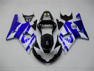Blau Weiß GSXR 1000 K1 2000-2002 Verkleidungen