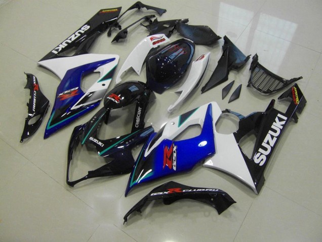 Blau Weiß GSXR 1000 K5 2005-2006 Verkleidung Blau Weiß GSXR 1000 K5 2005-2006 Verkleidung