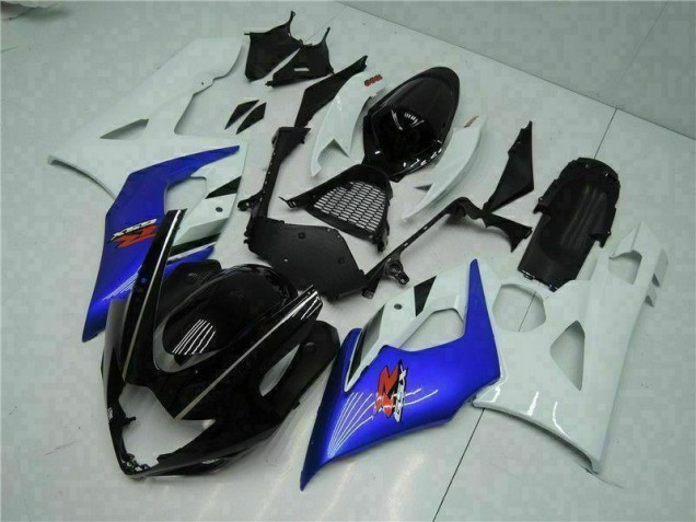Blau Weiß GSXR 1000 K5 2005-2006 Verkleidungen Blau Weiß GSXR 1000 K5 2005-2006 Verkleidungen