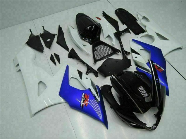 Blau Weiß GSXR 1000 K5 2005-2006 Verkleidungen Blau Weiß GSXR 1000 K5 2005-2006 Verkleidungen