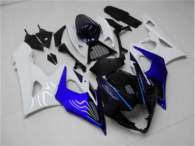 Blau Weiß GSXR 1000 K5 2005-2006 Verkleidungen & Plastik Blau Weiß GSXR 1000 K5 2005-2006 Verkleidungen & Plastik