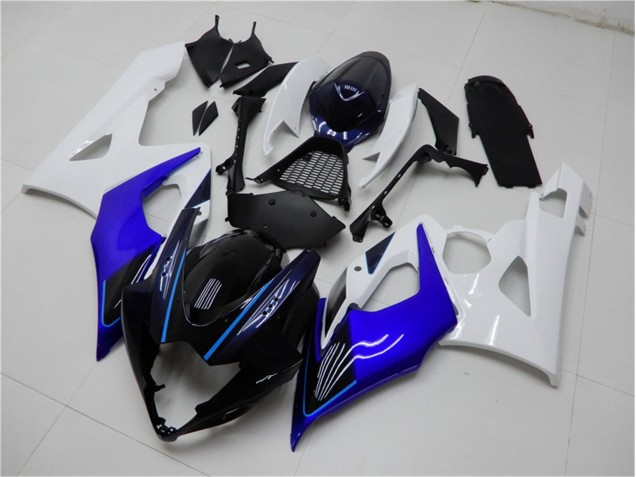 Blau Weiß GSXR 1000 K5 2005-2006 Verkleidungen & Plastik Blau Weiß GSXR 1000 K5 2005-2006 Verkleidungen & Plastik