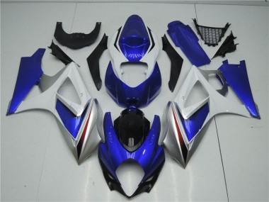 Blau Weiß GSXR 1000 K7 2007-2008 Verkleidung
