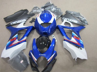 Blau Weiß GSXR 1000 K7 2007-2008 Verkleidungen