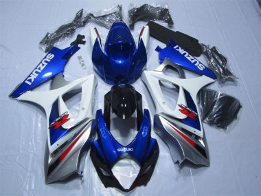 Blau Weiß GSXR 1000 K7 2007-2008 Verkleidungen & Plastik
