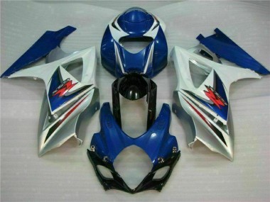 Blau Weiß GSXR 1000 K7 2007-2008 VollVerkleidungen & Plastik