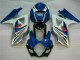 Blau Weiß GSXR 1000 K7 2007-2008 VollVerkleidungen & Plastik Blau Weiß GSXR 1000 K7 2007-2008 VollVerkleidungen & Plastik