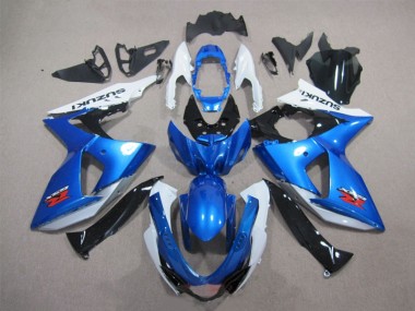 Blau Weiß GSXR 1000 K9 2009-2016 Verkleidungen Komplett Sets