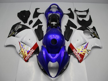 Blau Weiß GSXR 1300 Hayabusa 1996-2007 Verkleidung