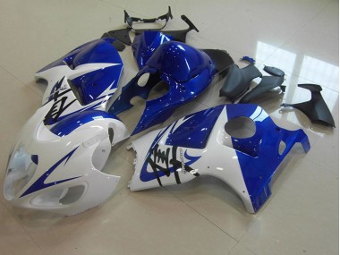 Blau Weiß GSXR 1300 Hayabusa 1996-2007 Verkleidungen