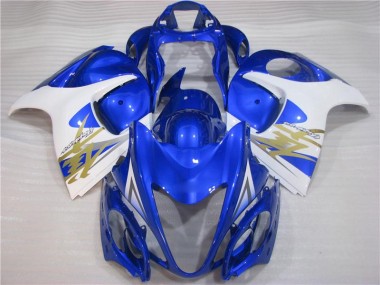 Blau Weiß GSXR 1300 Hayabusa 2008-2019 Vollverkleidung